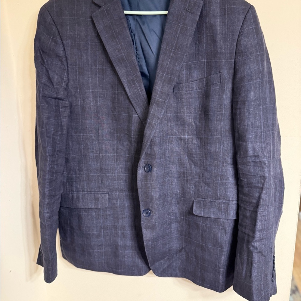 Bar III Dark Blue mens Slim Fit Jacket size 46 R
